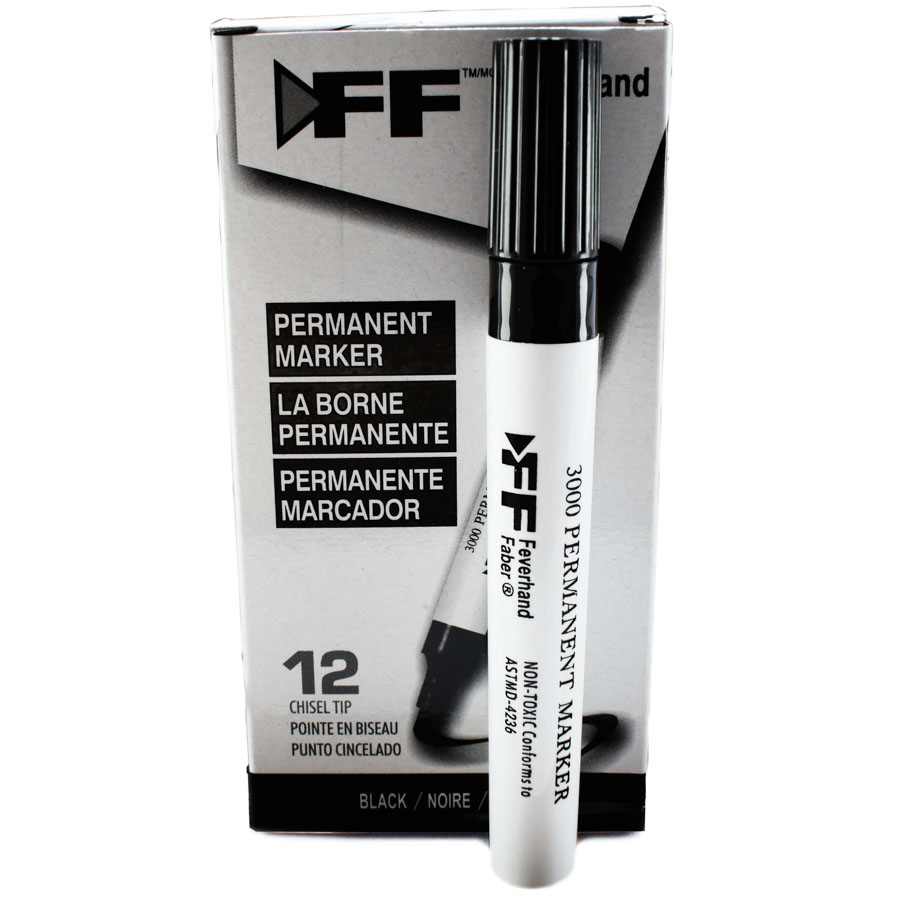 Marcador Permanente FF3000 12PCS