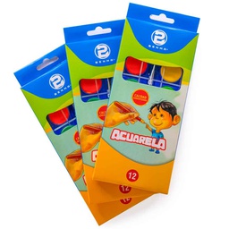 [AG12] Acuarela Grande Benma 12 Colores
