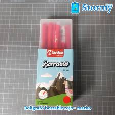 Boligrafo Borrable MARKO 12PCS