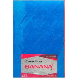 [CB25OF] Cartulina banana OFICIO paquete de 25 hojas