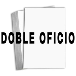 [CA-DO-OF-BL] Cartulina Doble Oficio Blanco de 100 Hojas