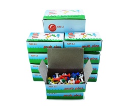 [CHIN-ESC/TACK50] Chinche de COLORES Escolar 10x50PCS