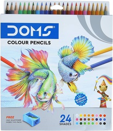 [3446] Color largo hexagonal 3.3mm DOMS 24 colores