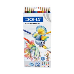 [3445] Color Largo Hexagonal Doms 12 Colores