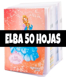 [13705] Cuaderno Engrapado Winner Elba 50hjs