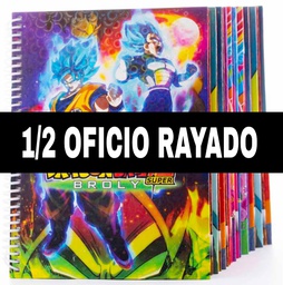 [ANLL-MOF-RAY] Anillado Artesanal Medio Oficio Rayado 100hjs