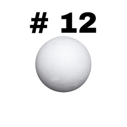 [ESF-12] Esfera de plastoformo #12 25PCS