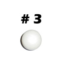 [ESF-3] Esfera de plastoformo #3 25PCS