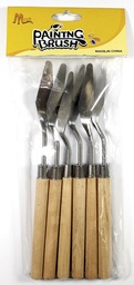[93-6S] Espatula Metalica 6pcs
