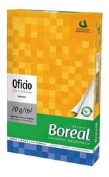 [PJ-HJ-BOR-OF-75G] Hojas Bond Boreal Celulosa Argentina Oficio 75gr. 500Hojas