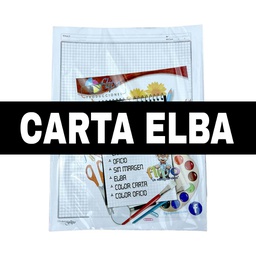 [CDLL-EL-CAR] Hojas Cuadernillo Carta Elba 100box