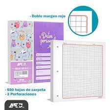 [HJCABC022] Hojas de carpeta cuadro NORMAL ABC 500hjs