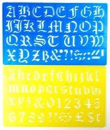 [COTICA] Leterin de Letras Goticas juego de 3pcs