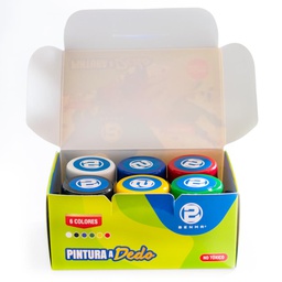 [FP6] Pintura al Dedo Benma 6 colores