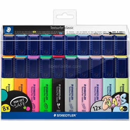 [P 9040] Resaltador Pastel y fluorocente Marko 24 pcs