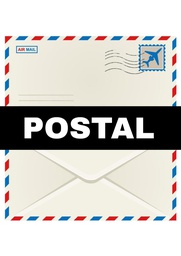 [SBR-POS] Sobre Artesanal Aereo Postal 100pcs. 9.5x16cm.