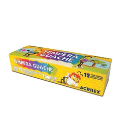 [2012] Tempera ACRILEX Guache (12 colores)