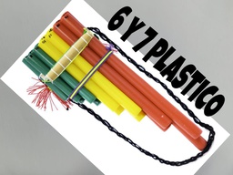 [ZAMP-1] Zampoña Plastico 6 Y 7 Tubos