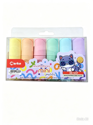 [521P] Resaltador MINI Pastel Marko en set 6 Colores