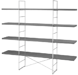 [FURN_0009] Wall Shelf Unit