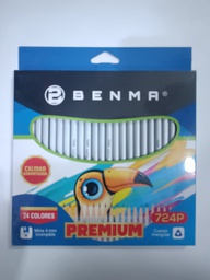[724P] Color Largo Premiun Benma de 24 Colores