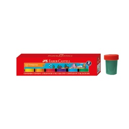 [163012] Tempera Faber Castell 12 Colores
