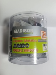[9029] Tajador Meltalico Doble en Frasco Madison 24PCS Nro 14