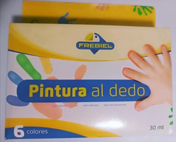 Pintura al Dedo Frebiel 6 Colores 30ml.