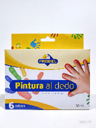 Pintura al Dedo Frebiel 6 Colores 30ml.