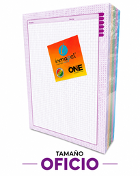 [HJ-CU-CO-IN] Hojas Cuadernillo OFICIO a COLOR INMAPEL