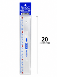 [E-20CM] Regla Plastica ENOC 20cm.