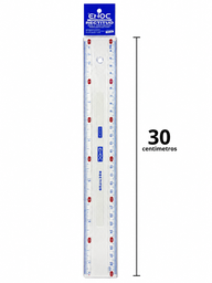 [E-30CM] Regla Plastica ENOC 30cm.