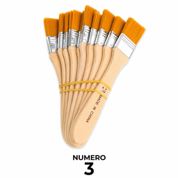 [BS-3] Brocha de Cerda Suave #3 Ancho de 2cm.